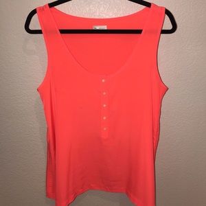 NWOT GAP women’s coral button down tank in Medium